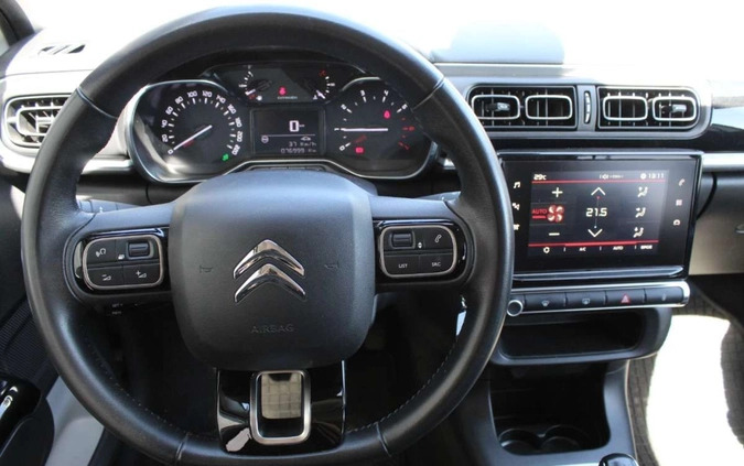 Citroen C3 cena 43900 przebieg: 76999, rok produkcji 2017 z Raszków małe 667
